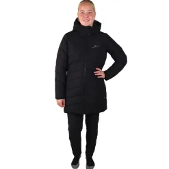 2117 of Sweden Anneberg, vinterfrakke, dame, sort