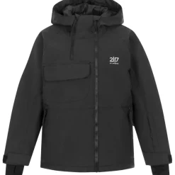 2117 of Sweden Kidden, skijakke, junior, sort