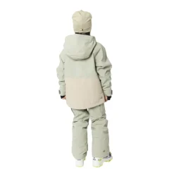 2117 of Sweden Kidden skijakke/skibukser sæt, junior, lysegrøn/beige