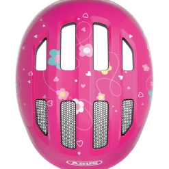 Abus Smiley 3.0, cykelhjelm, junior, pink butterfly