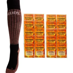Accezzi Fodvarmer/Helios Merino One 60 sæt, unisex, brun