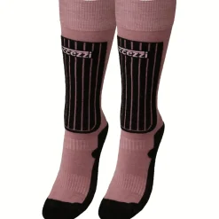 Accezzi Merino 50, skistrømper, junior, 2 par, lyserød