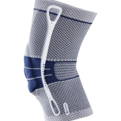 Bauerfeind GenuTrain 8, knæbandage m. silikone, blå