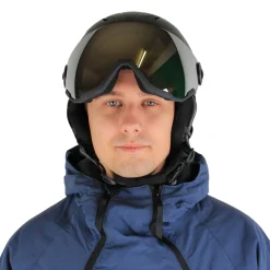 Cairn Impulse, skihjelm med visir, sort