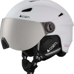 Cairn Impulse, skihjelm med visir, hvid