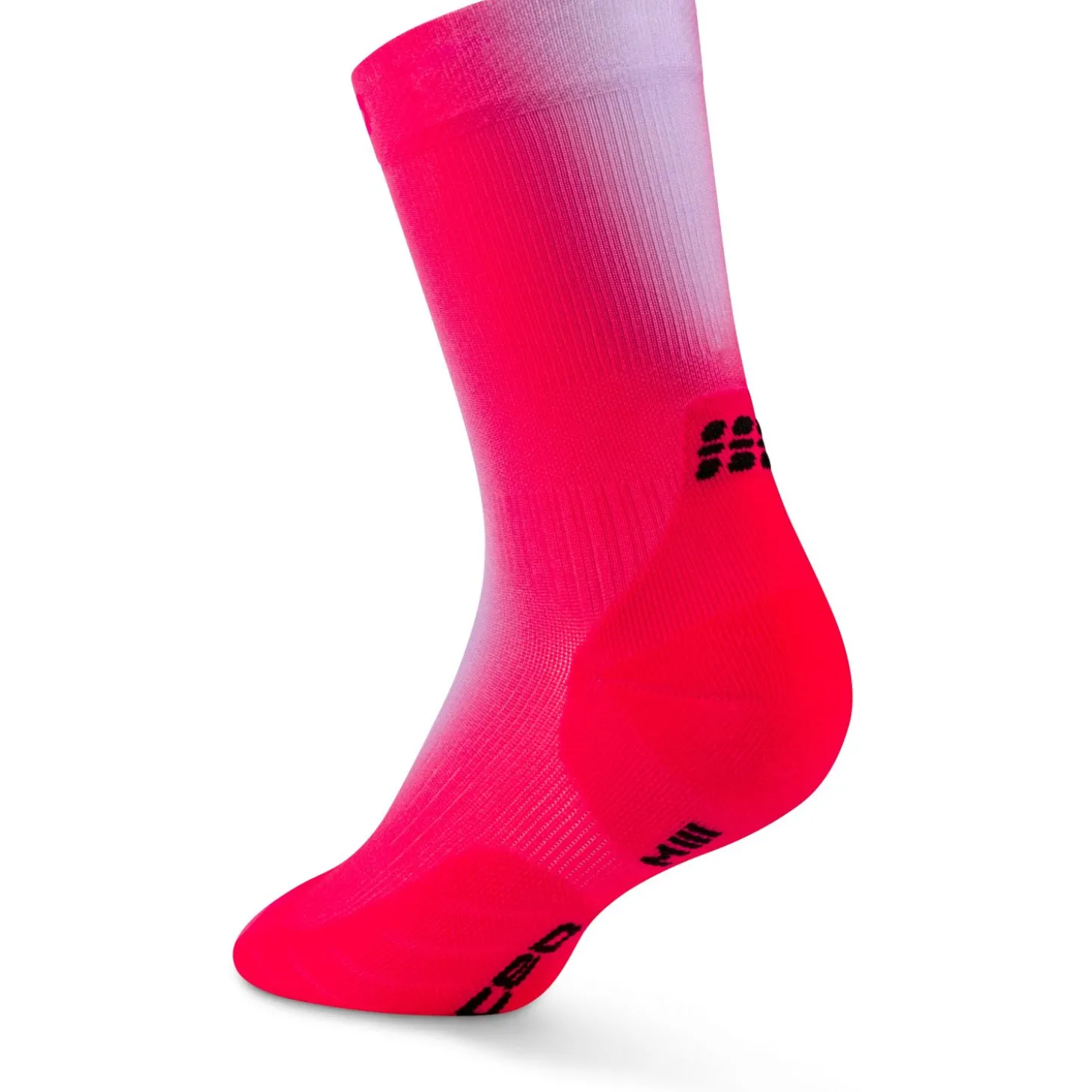 CEP Core Run EDT. GRADIENT Socks Mid Cut 5.0, løbestrømper, dame, lilla/pink