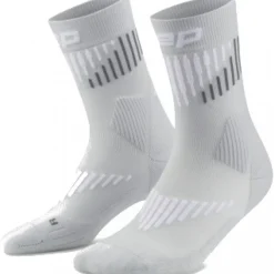 CEP Core Run Merino Socks Mid Cut 3.0, løbestrømper, herre, grå