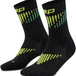 CEP Core Run Merino Socks Mid Cut 3.0, løbestrømper, herre, sort