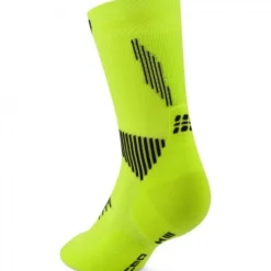 CEP Core Run Socks Mid Cut 5.0, løbestrømper, dame, lime