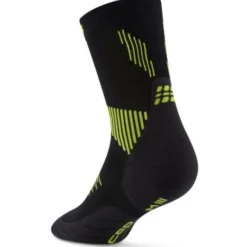 CEP Core Run Socks Mid Cut 5.0, løbestrømper, herre, sort/grøn