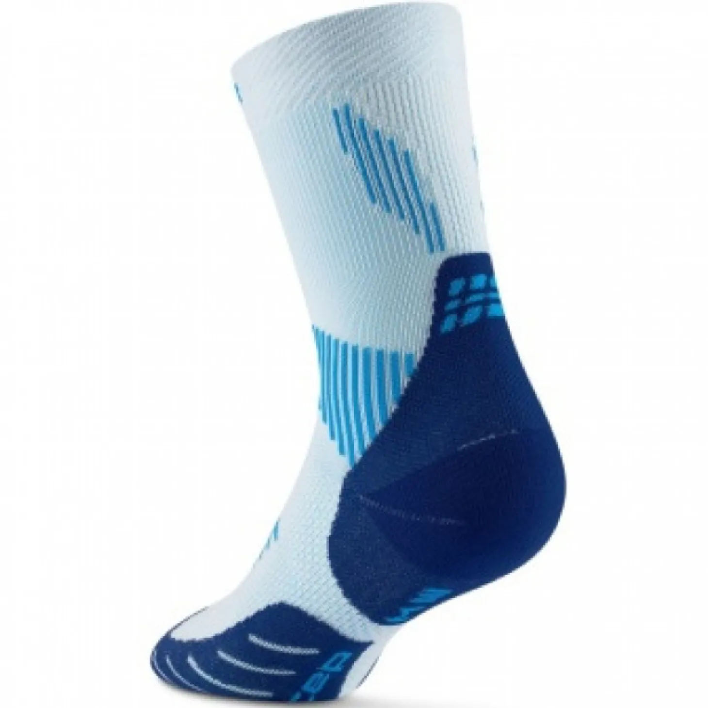CEP Core Run Socks Mid Cut 5.0, løbestrømper, herre, lyseblå