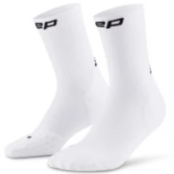 CEP Core Run Socks Mid Cut 5.0, løbestrømper, herre, hvid