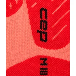 CEP Core Run Socks Mid Cut 5.0, løbestrømper, dame, neon