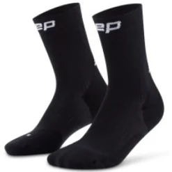 CEP Core Run Socks Mid Cut 5.0, løbestrømper, herre, sort