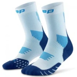 CEP Core Run Socks Mid Cut 5.0, løbestrømper, dame, lyseblå