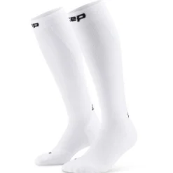 CEP Core Run Socks Tall 5.0, løbestrømper, herre, hvid