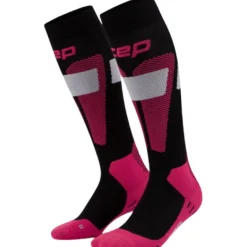 CEP Ski Merino Socks Tall 3.0, skistrømper, dame, pink