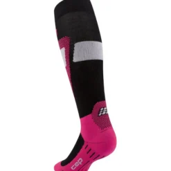 CEP Ski Merino Socks Tall 3.0, skistrømper, dame, pink