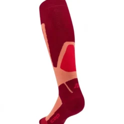 CEP Ski Thermo Socks Tall 4.0, skistrømper, dame, rød