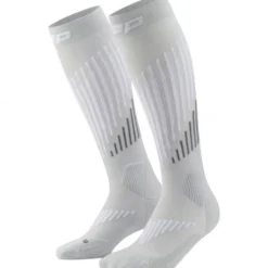 CEP Ski Touring Merino Socks Tall 3.0, skistrømper, herre, lysegrå