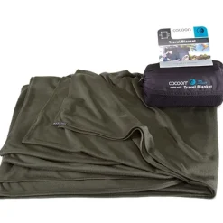 Cocoon Travel Blanket,180x140 cm, Rejsetæppe, shadow green
