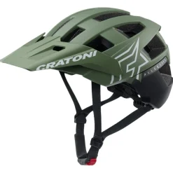 Cratoni Allset Pro, cykelhjelm, mat sort/grøn