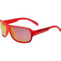 Cratoni C-Ice JR, brille, rød
