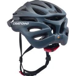 Cratoni Pacer JR, cykelhjelm, mat sort/grå