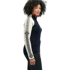 Dale of Norway Geilo, sweater, dame, navy/hvid