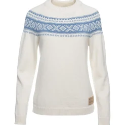 Dale of Norway Vågsøy, sweater, dame, hvid/lyseblå