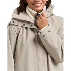 Didriksons Adria, regnfrakke, dame, clay beige