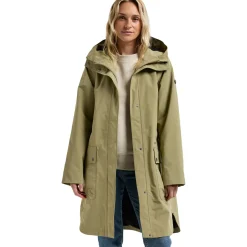 Didriksons Adria, regnfrakke, dame, olive green