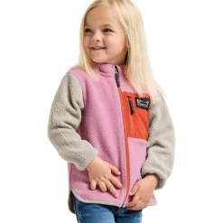 Didriksons Anten, fleecejakke, junior, lyserød