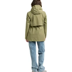 Didriksons Elsa, regnjakke, dame, olive green