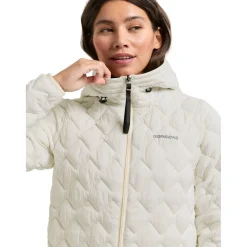 Didriksons Evelyn, fiberdunjakke, dame, white foam
