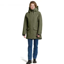 Didriksons Frida, parka, dame, mørkegrøn