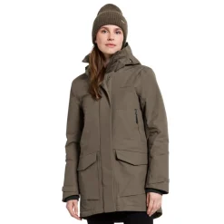 Didriksons Frida, parka, dame, brun
