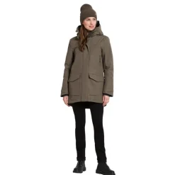 Didriksons Frida, parka, dame, brun