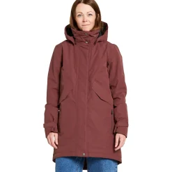 Didriksons Indra, parka, dame, rød