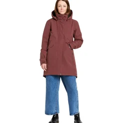 Didriksons Indra, parka, dame, rød