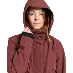 Didriksons Indra, parka, dame, rød