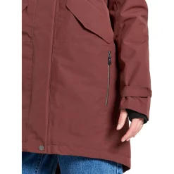 Didriksons Indra, parka, dame, rød