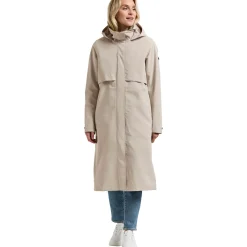 Didriksons Isolde, regnfrakke, dame, clay beige