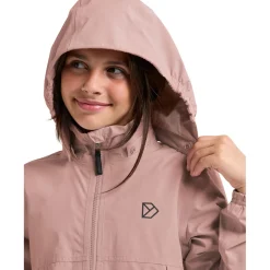 Didriksons Meliss/Penta regnsæt, junior, lyserød/sort