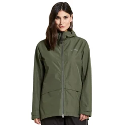 Didriksons Nordic, regnjakke, dame, mørkegrøn