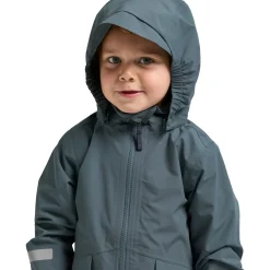 Didriksons Norma, regnjakke, junior, blå