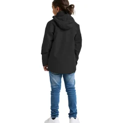 Didriksons Piko, regnjakke, junior, sort