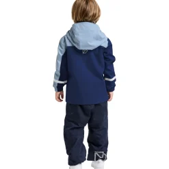 Didriksons Pilvi, regnjakke, junior, blå