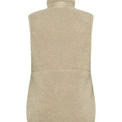 Didriksons Siv, fleecevest, dame, clay beige