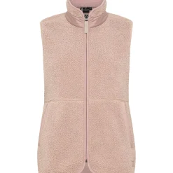 Didriksons Siv, fleecevest, dame, vintage pink